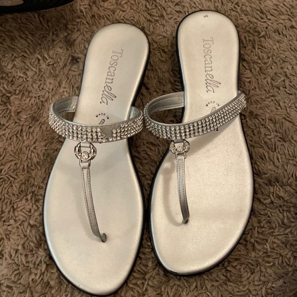 Bling flip flops